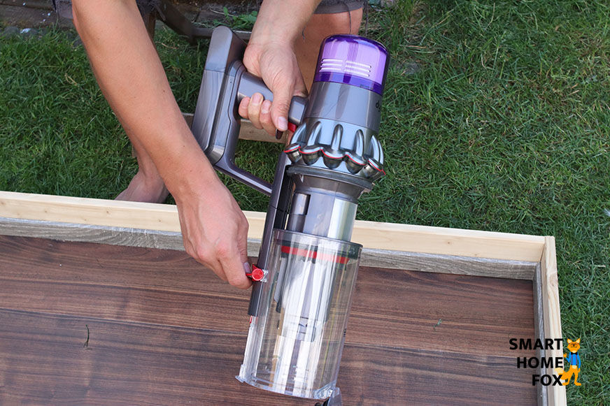 You have to push the slider forward